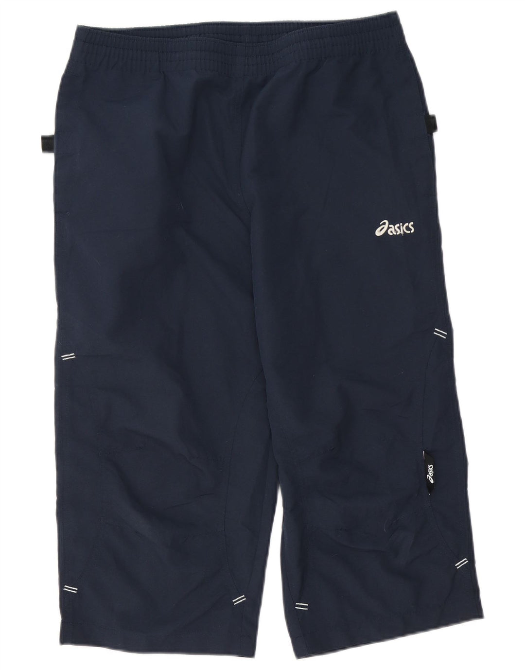 Asics Mens Capri Tracksuit Trousers Medium  Navy Blue Polyester