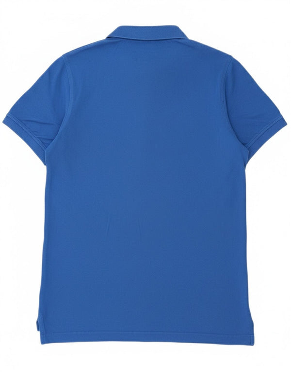 Tommy Hilfiger Mens Slim Fit Polo Shirt Large Blue Cotton