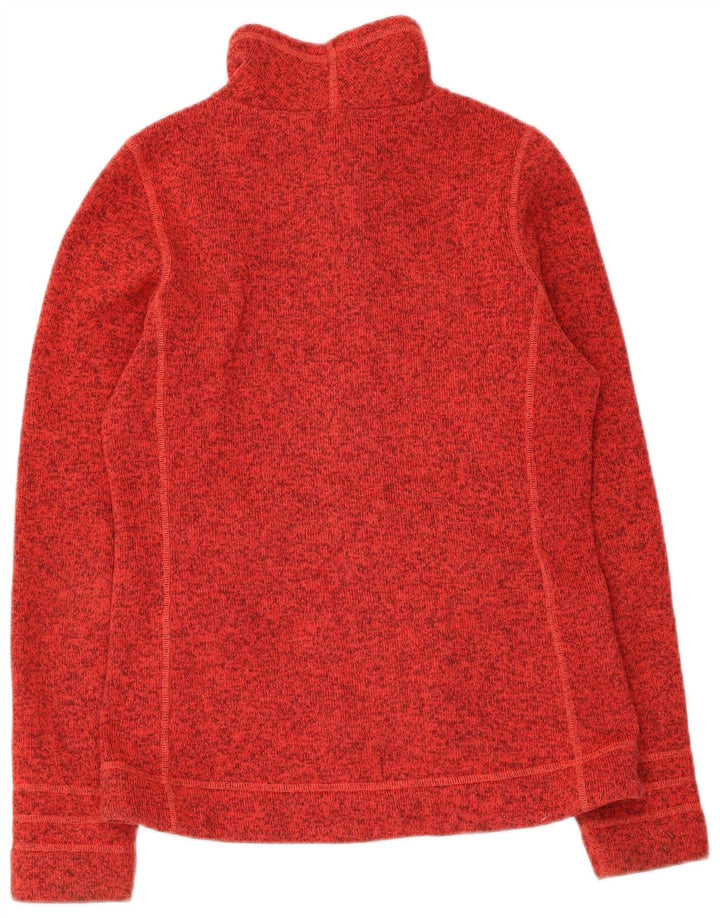 The North Face Womens Tracksuit Top Jacket UK 10 Small Red Flecked