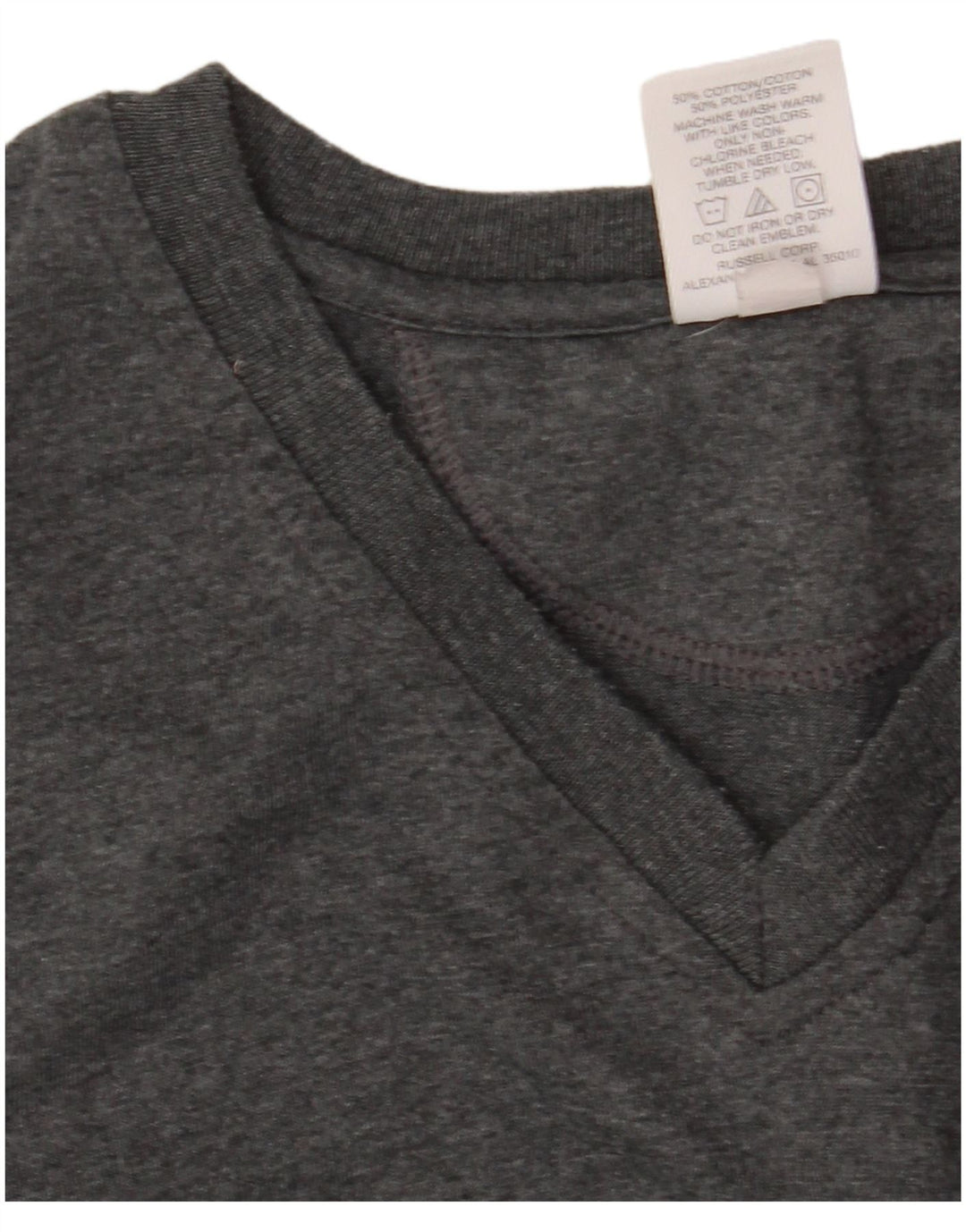 RUSSELL ATHLETIC Womens Vest Top UK 16 Large Grey Cotton