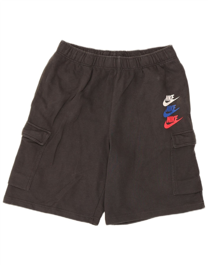 Nike Mens Graphic Cargo Sport Shorts Medium  Grey Cotton