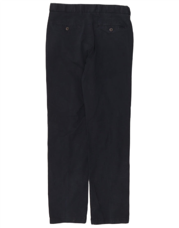 Marks & Spencer Mens Heritage Regular Chino Trousers W32 L33 Navy Blue