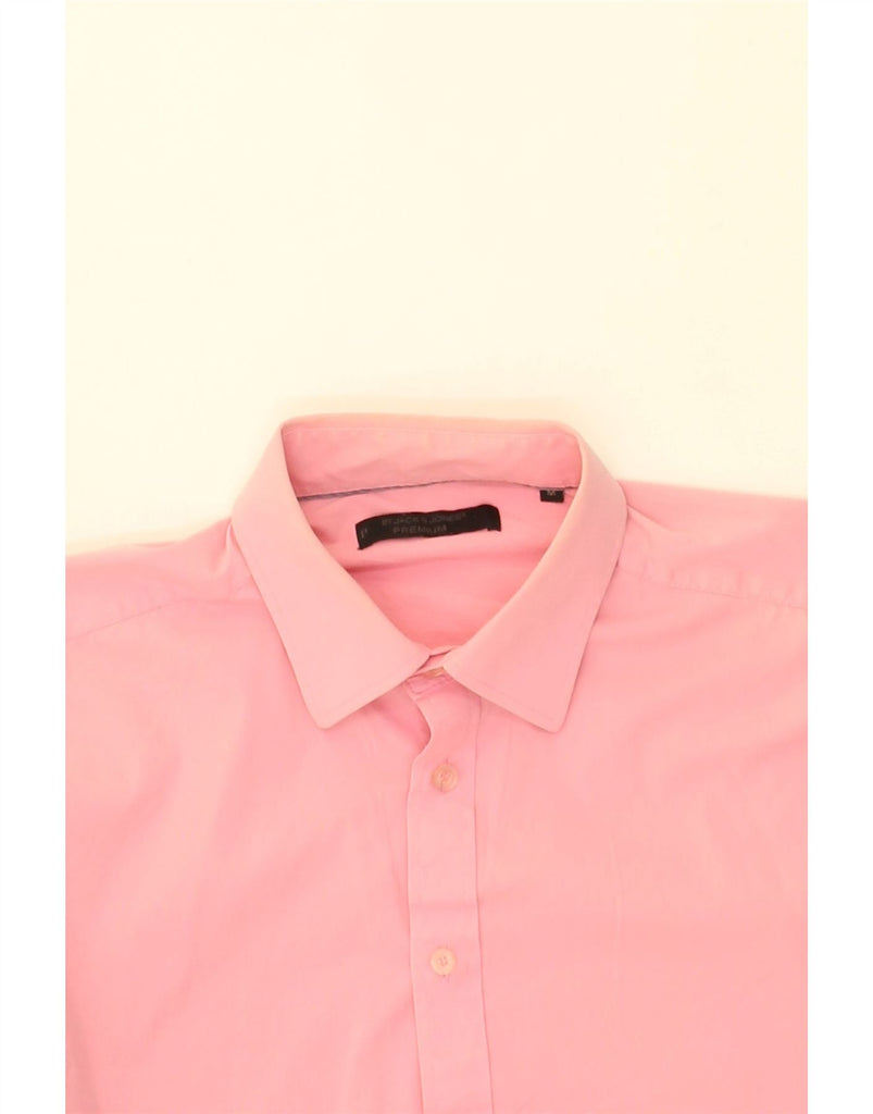 JACK & JONES Mens Shirt Medium Pink Cotton | Vintage Jack & Jones | Thrift | Second-Hand Jack & Jones | Used Clothing | Messina Hembry 