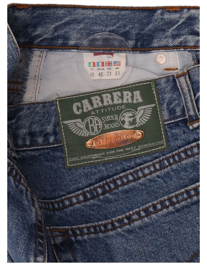 Carrera Womens Straight Jeans W31 L30 Blue Cotton