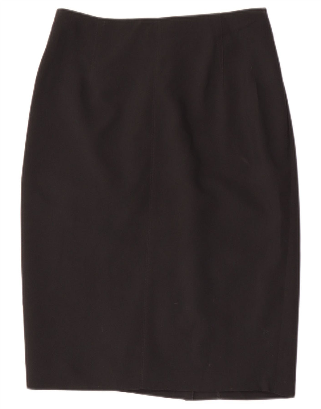 Marks & Spencer Womens Pencil Skirt UK 8 Small W28  Black Polyester