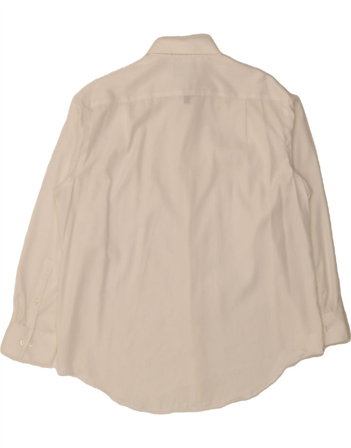 CALVIN KLEIN Mens Shirt Size 17 1/2 XL White Vintage Calvin Klein and Second-Hand Calvin Klein from Messina Hembry 