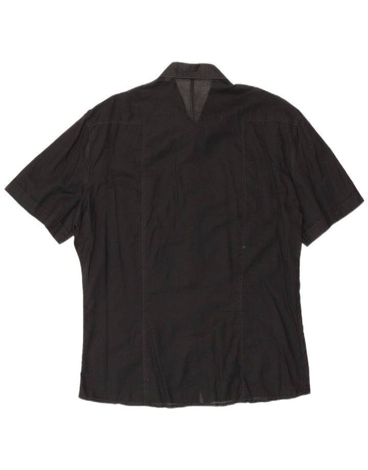 Energie Mens Short Sleeve Military Shirt XL Black