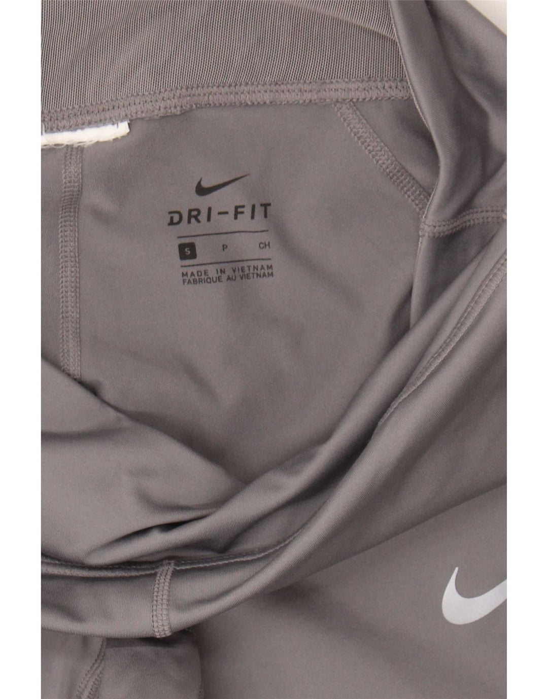 Nike Womens Dri Fit Capri Leggings UK 10 Small Grey