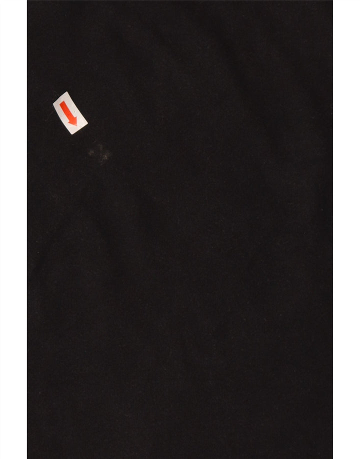 Converse Mens Graphic T-Shirt Top Small Black Cotton