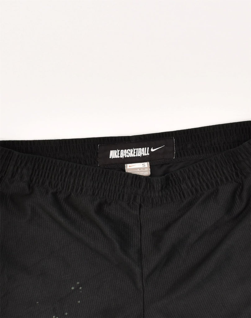 NIKE Mens Sport Shorts Small Black Polyester | Vintage Nike | Thrift | Second-Hand Nike | Used Clothing | Messina Hembry 