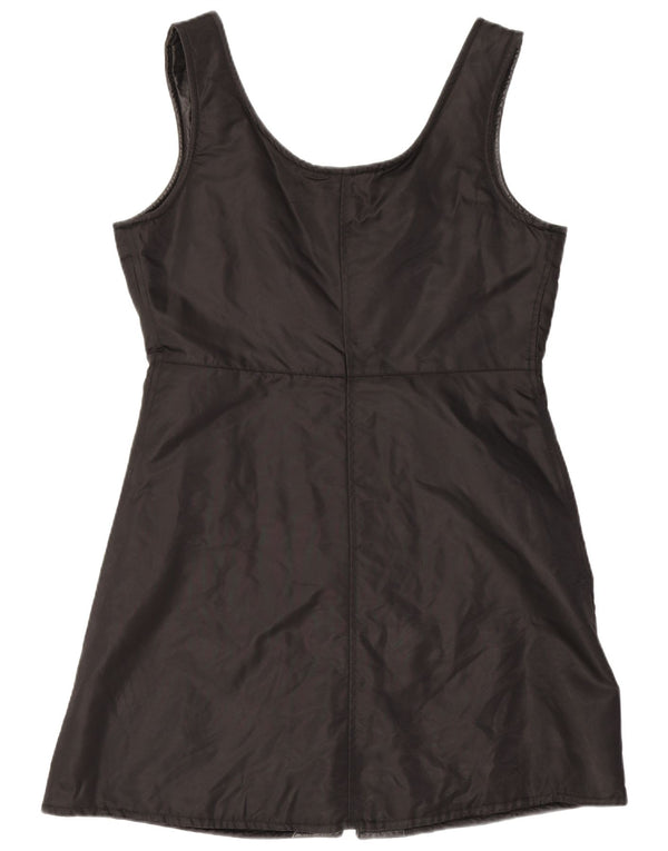 Vintage Womens A-Line Dress UK 12 Medium Black