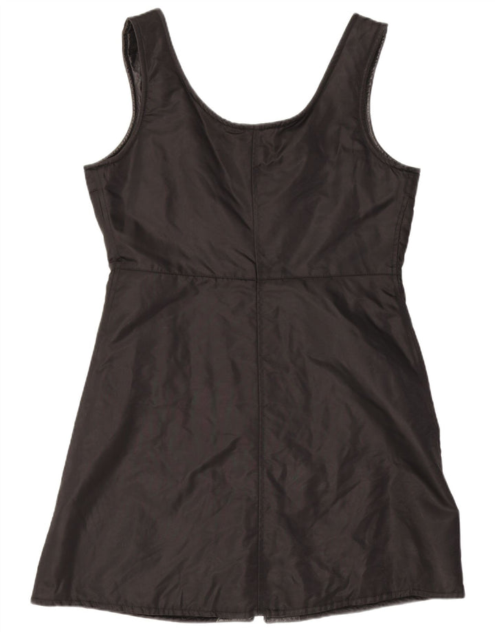Vintage Womens A-Line Dress UK 12 Medium Black