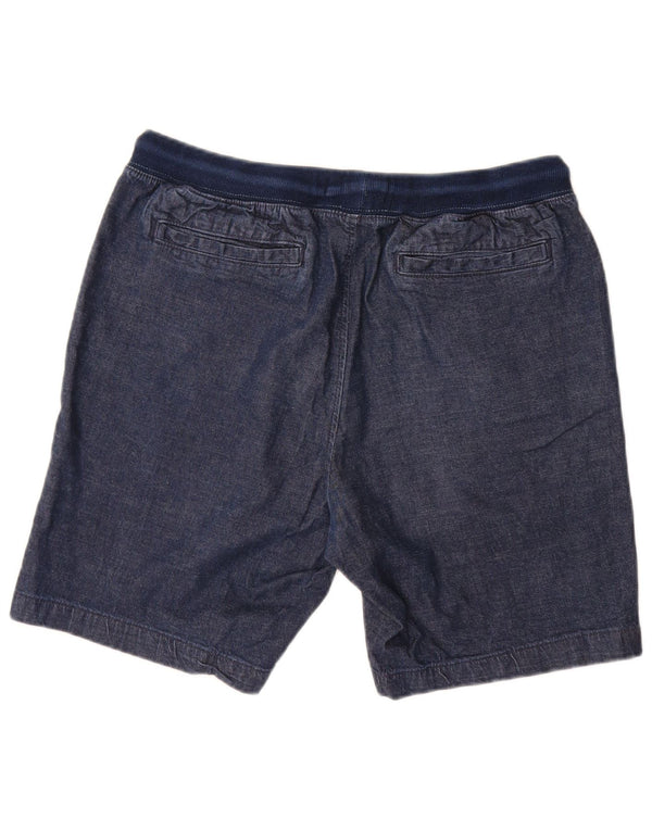 Gap Mens Chino Shorts W33 Medium Navy Blue Cotton