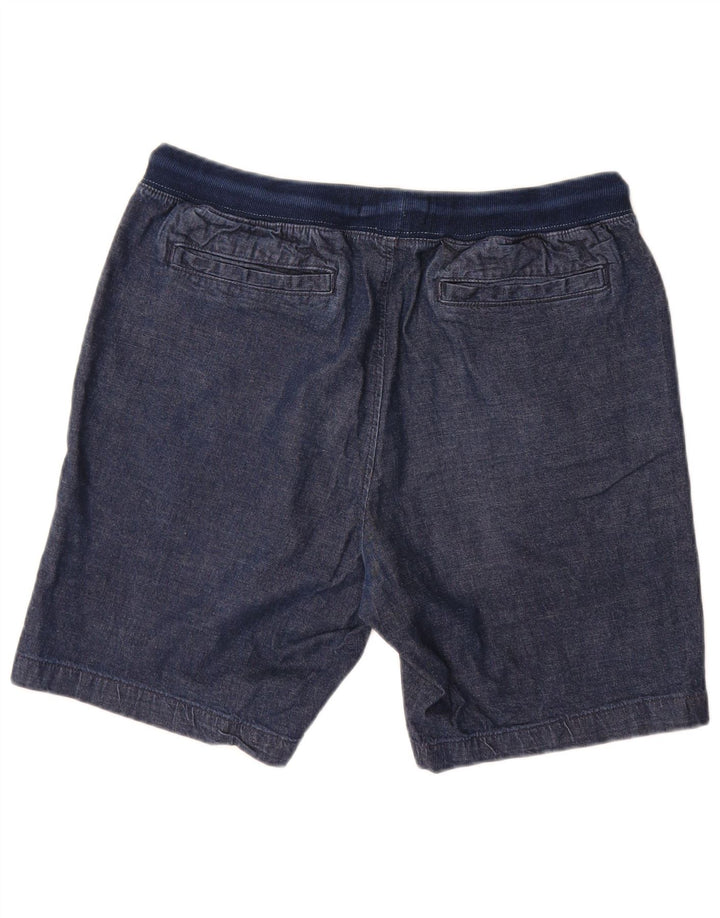 Gap Mens Chino Shorts W33 Medium Navy Blue Cotton