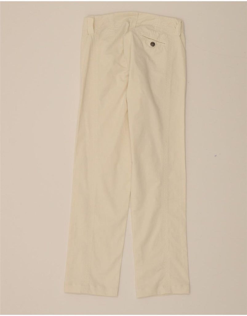 WOOLRICH Womens Straight Cropped Trousers W26 L26  White Vintage Woolrich and Second-Hand Woolrich from Messina Hembry 