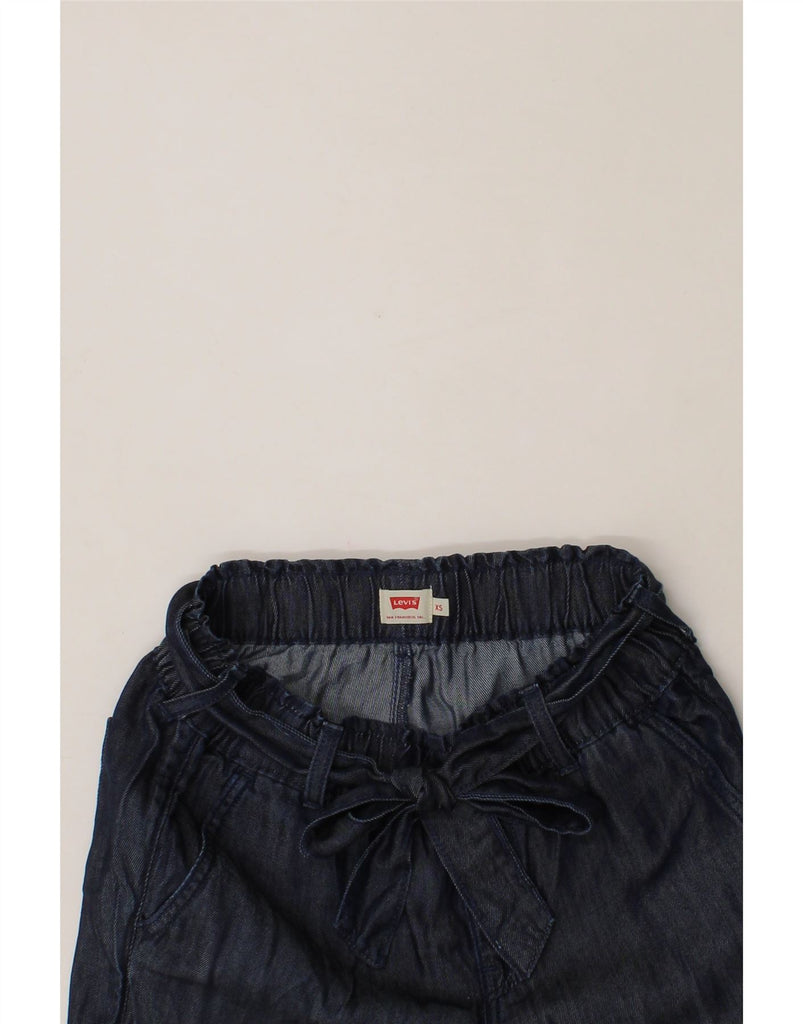 LEVI'S Womens Joggers Straight Jeans XS W28 L26 Navy Blue Lyocell Vintage Levi's and Second-Hand Levi's from Messina Hembry 