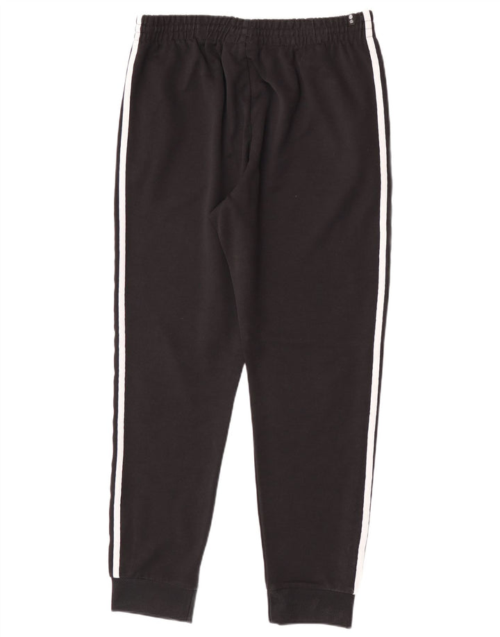 Adidas Mens Tracksuit Trousers Joggers Large  Black Polyester
