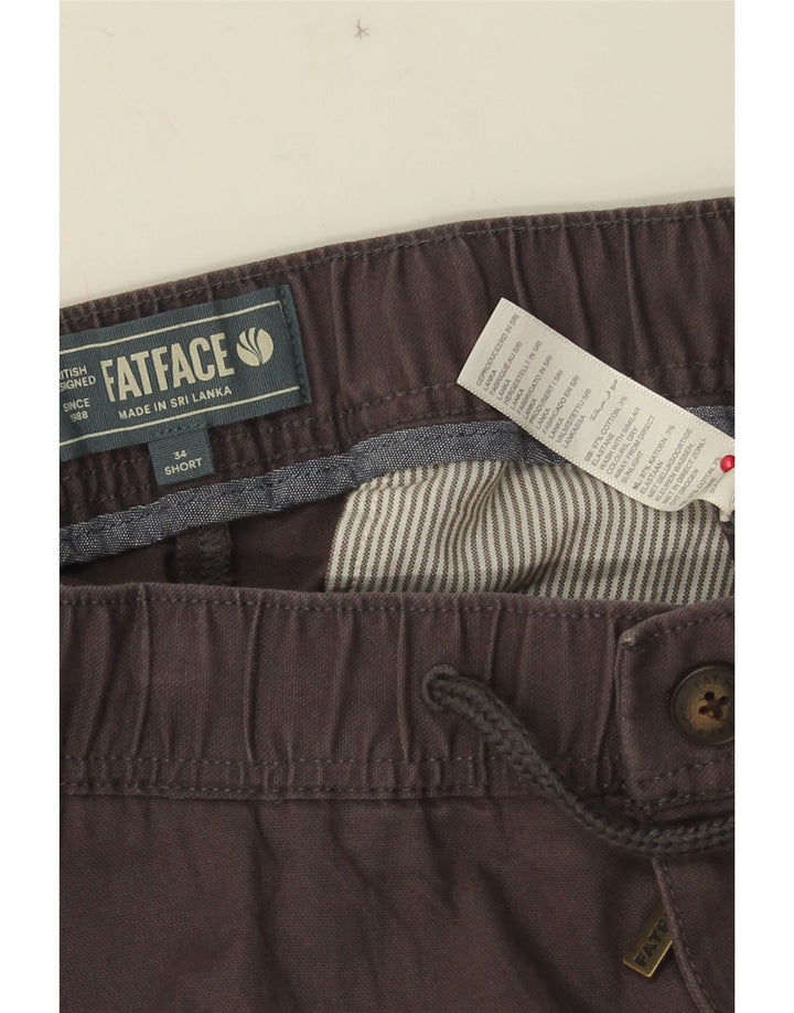 Fat Face Mens Joggers Cargo Trousers W34 L29 Grey Cotton