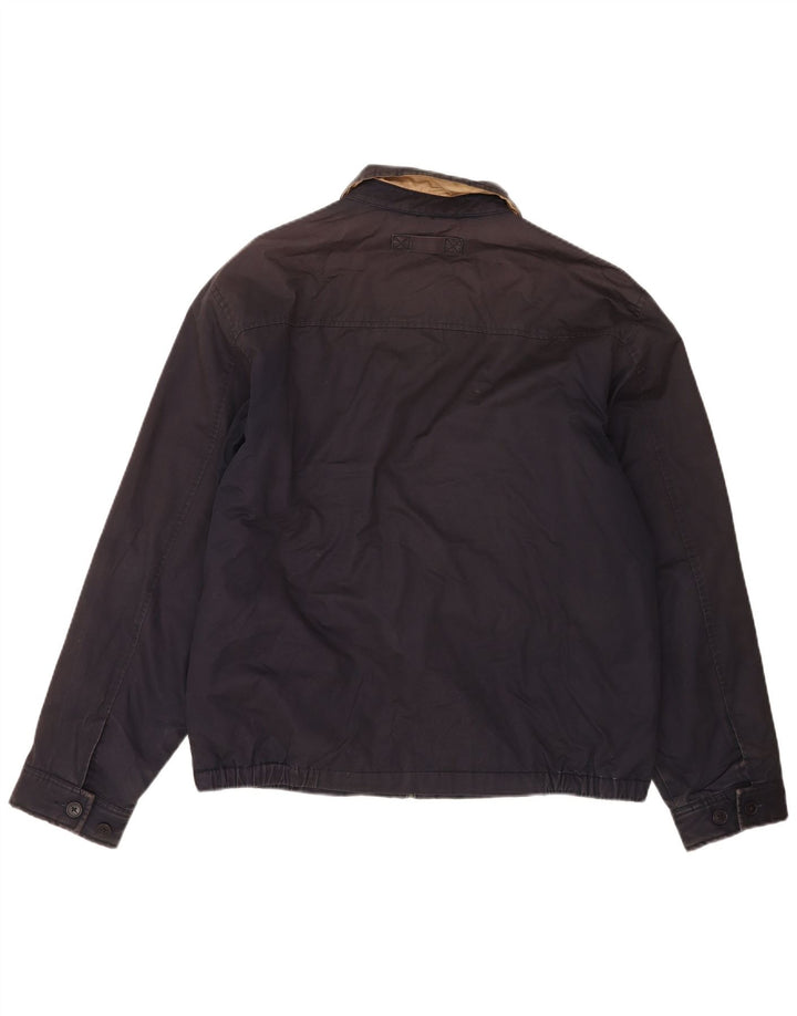 Gant Mens Bomber Jacket UK 42 XL Navy Blue