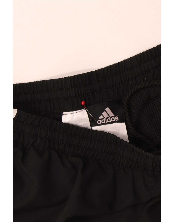 Adidas Mens Tracksuit Trousers Joggers Medium  Black Polyester