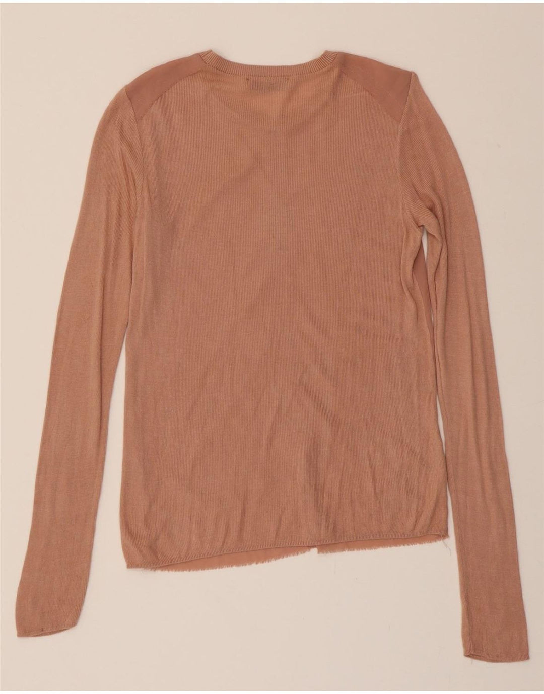 ZARA Womens Crew Neck Jumper Sweater UK 12 Medium Pink Vintage Zara and Second-Hand Zara from Messina Hembry 