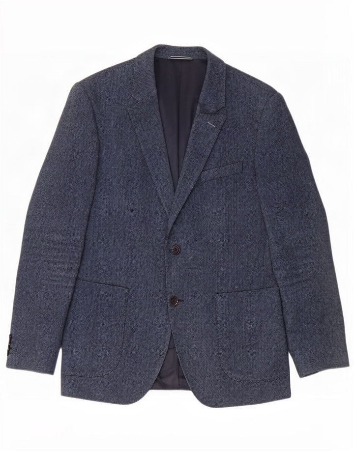 Tommy Hilfiger Mens Tailored Blazer Jacket IT 50 Large Navy Blue