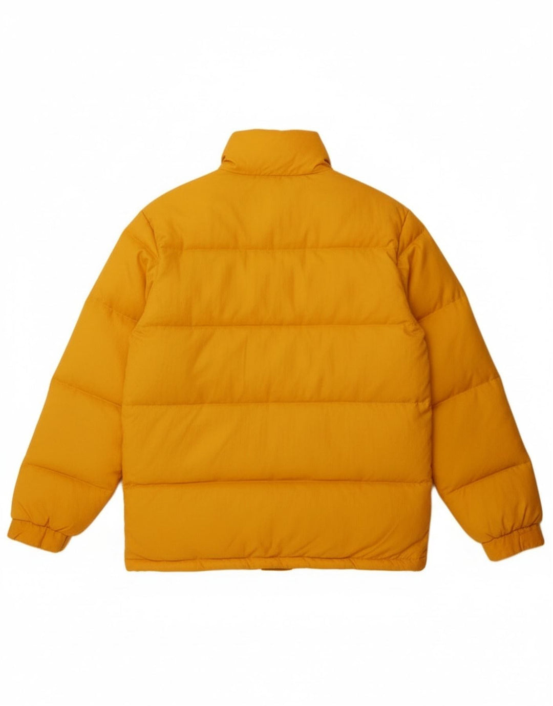 Vintage Mens Padded Jacket UK 40 Large Yellow Polyester