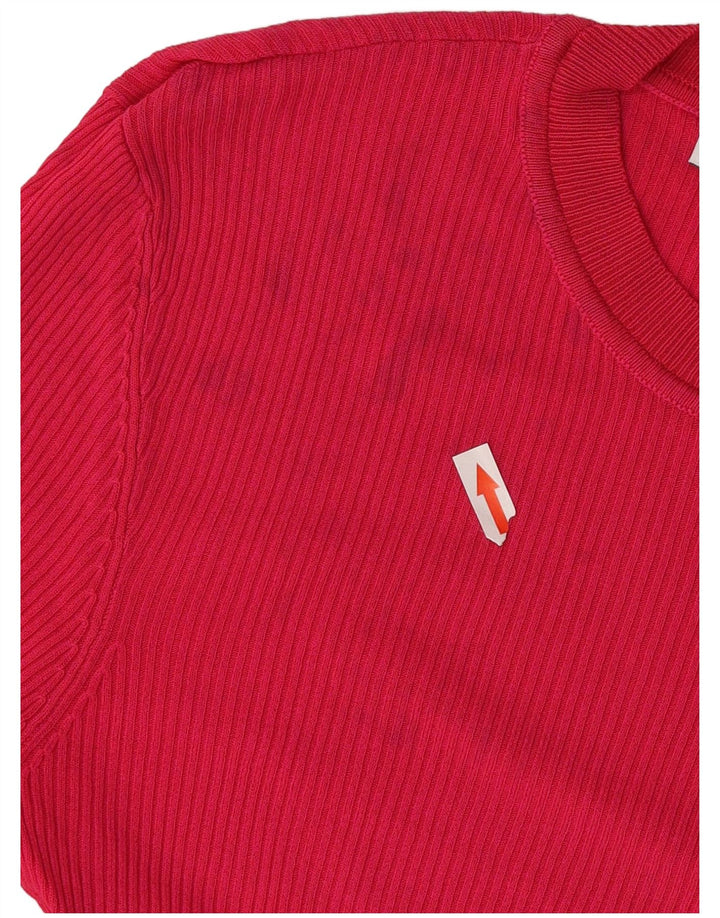 Zara Womens Top Long Sleeve UK 10 Small Pink