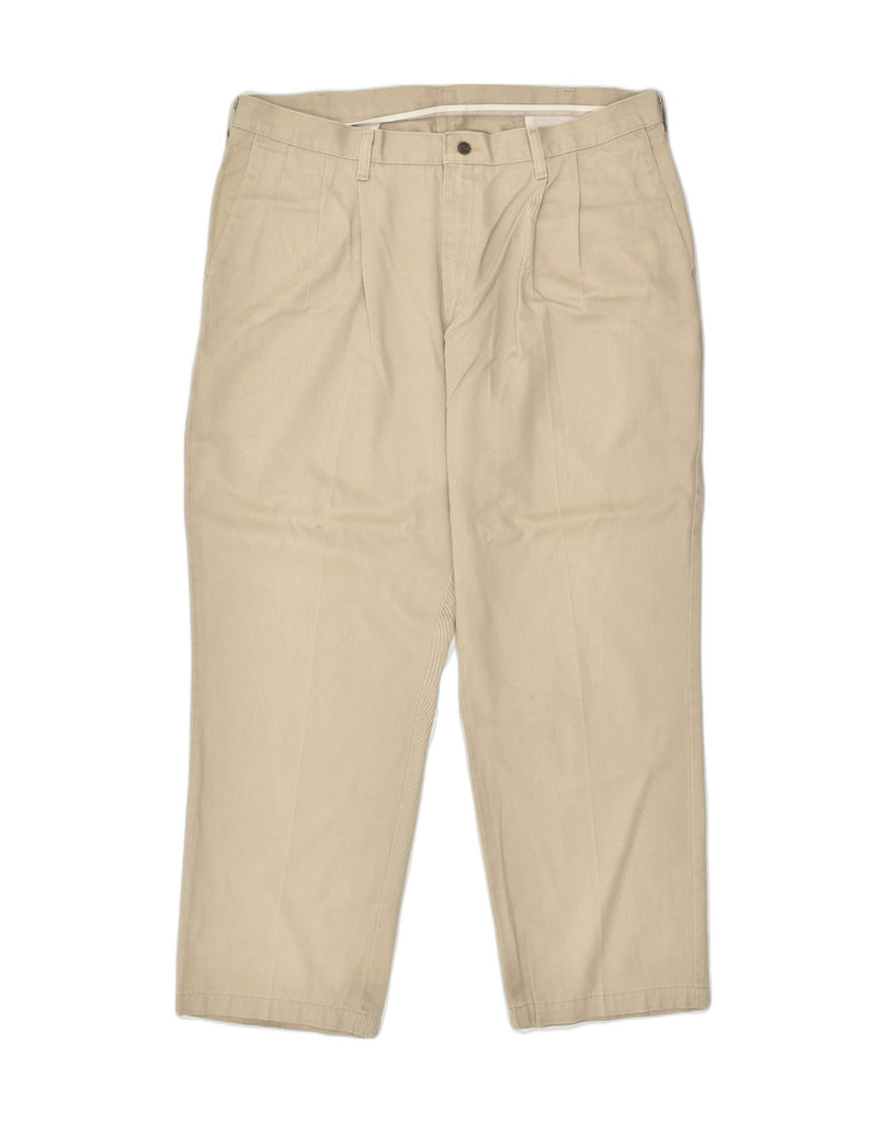 LEE Mens Pegged Chino Trousers W40 L29 Beige Cotton | Vintage Lee | Thrift | Second-Hand Lee | Used Clothing | Messina Hembry 