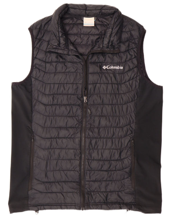 COLUMBIA Mens Padded Gilet UK 40 Large Black Nylon