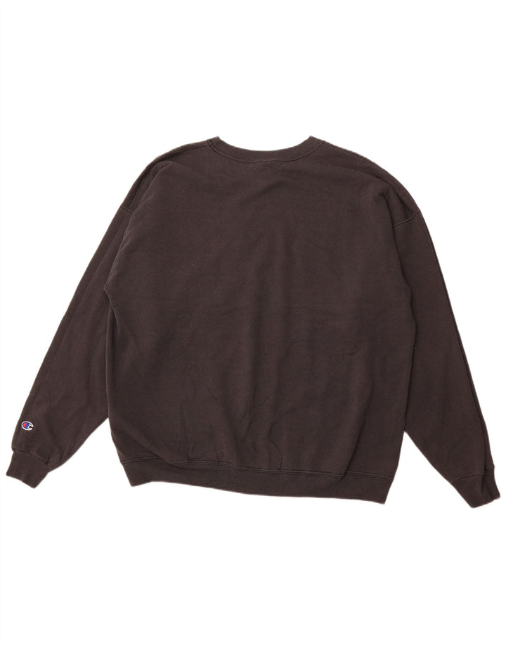 CHAMPION Mens Cameron University Graphic Sweatshirt Jumper XL Grey Cotton