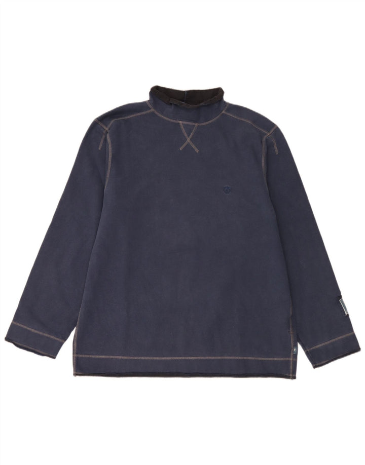 Fat Face Mens Top Long Sleeve Medium Navy Blue Cotton