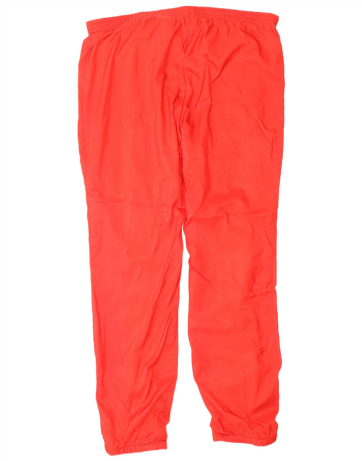 VINTAGE Mens Tracksuit Trousers Joggers XL  Red