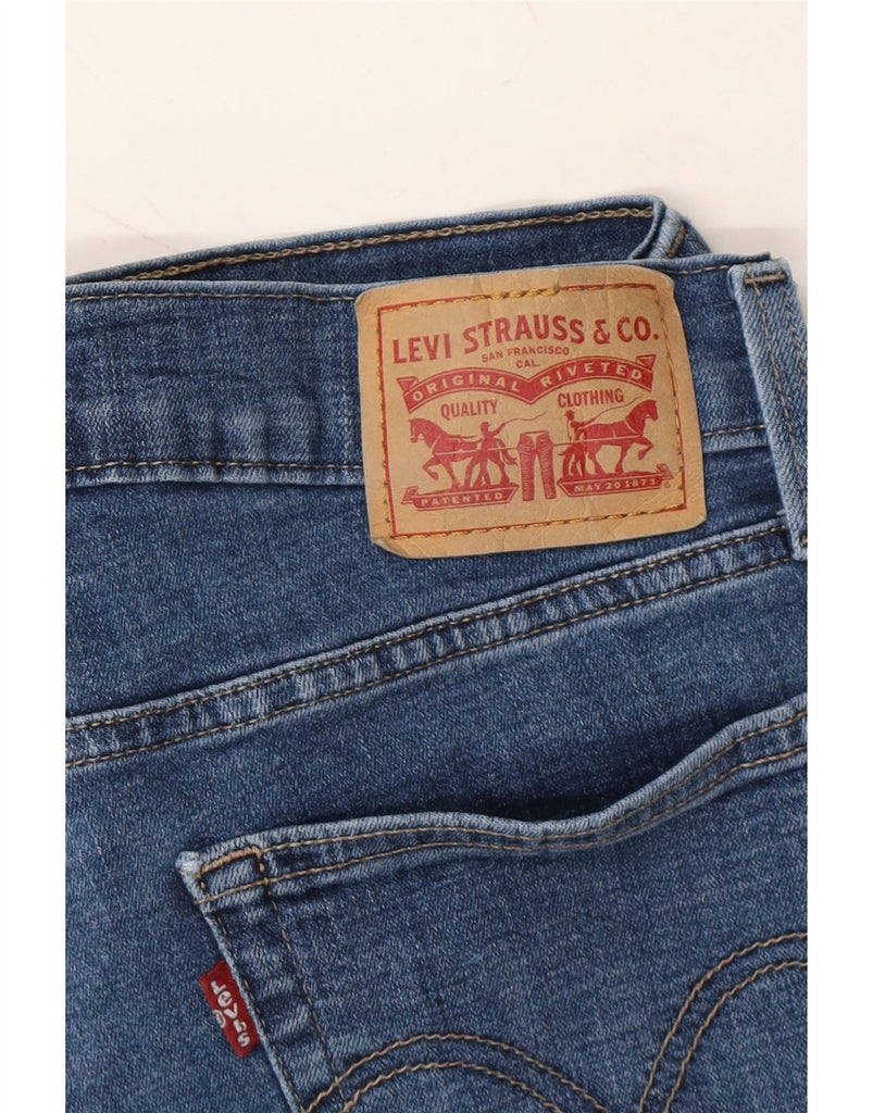 LEVI'S Womens Boyfriend Crop Slim Jeans W27 L26 Blue Cotton Vintage Levi's and Second-Hand Levi's from Messina Hembry 