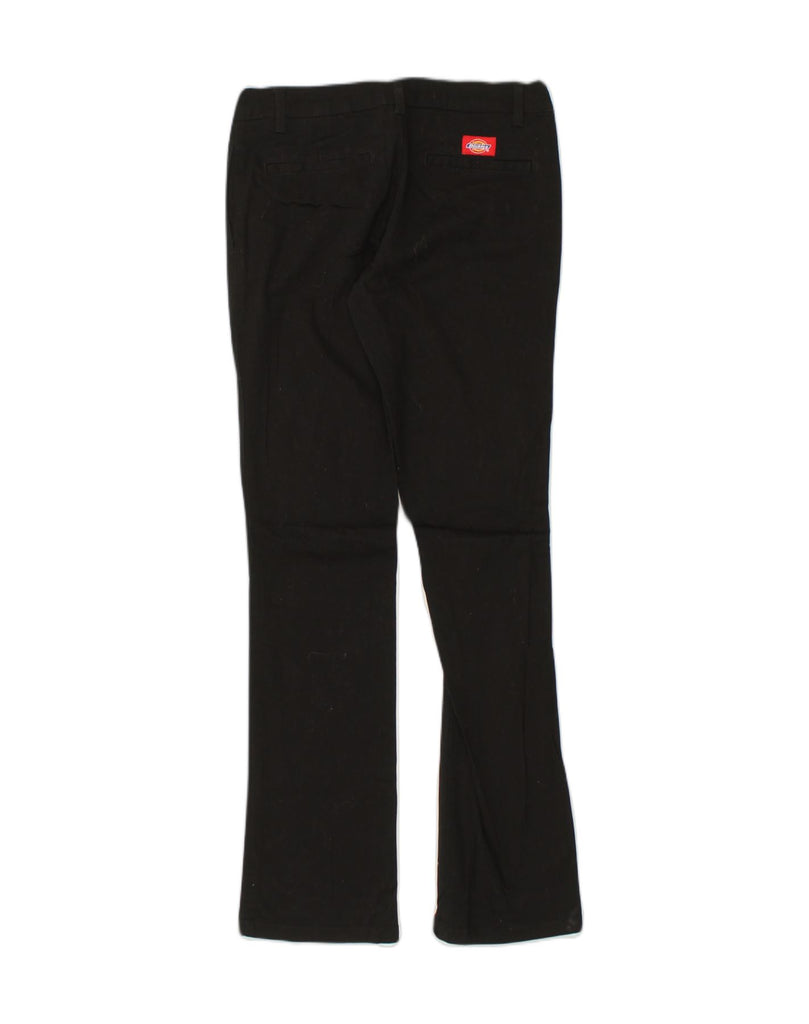 DICKIES Womens Bootcut Casual Trousers US 5 Medium W28 L31  Black Cotton | Vintage Dickies | Thrift | Second-Hand Dickies | Used Clothing | Messina Hembry 