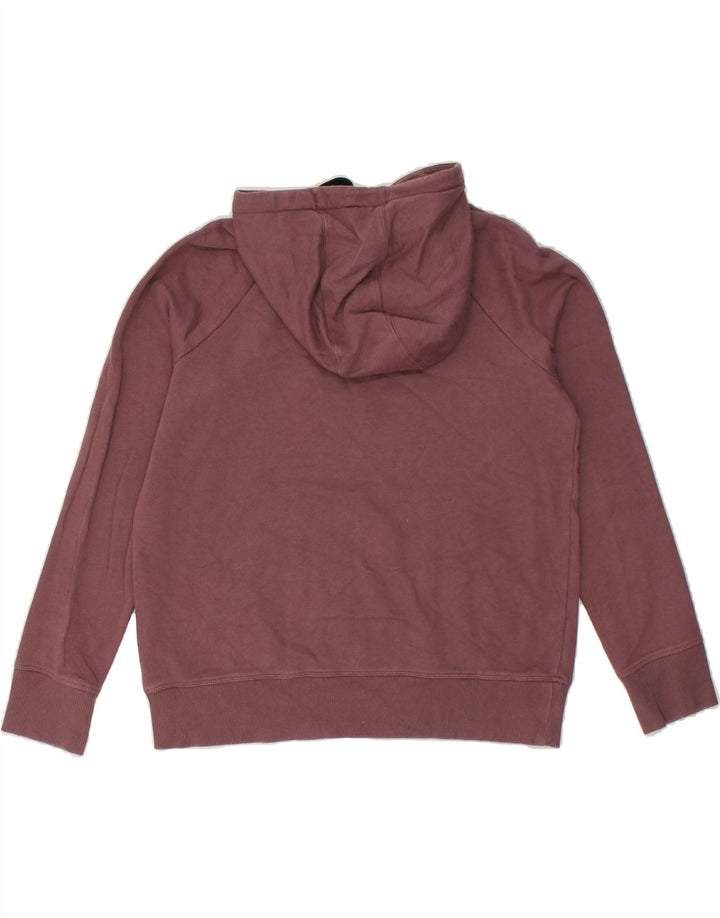 UNDER ARMOUR Womens Hoodie Jumper UK 10 Small Maroon Cotton Vintage Under Armour and Second-Hand Under Armour from Messina Hembry 