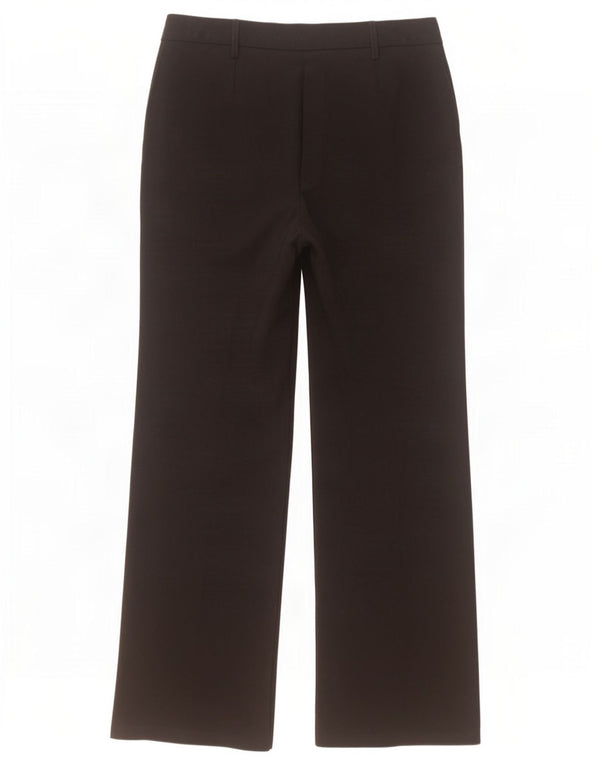 Marks & Spencer Womens Bootcut Suit Trousers UK 12 Medium W32 L30 Black