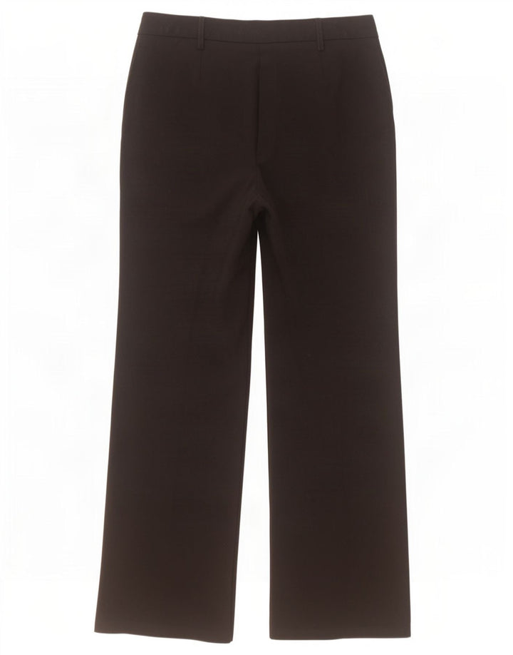 Marks & Spencer Womens Bootcut Suit Trousers UK 12 Medium W32 L30 Black