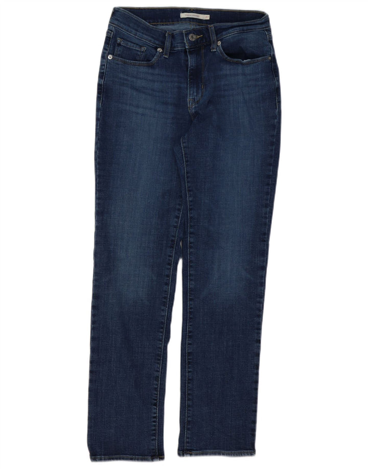 LEVI'S Womens Classic Fit Straight Jeans W27 L28 Blue Cotton