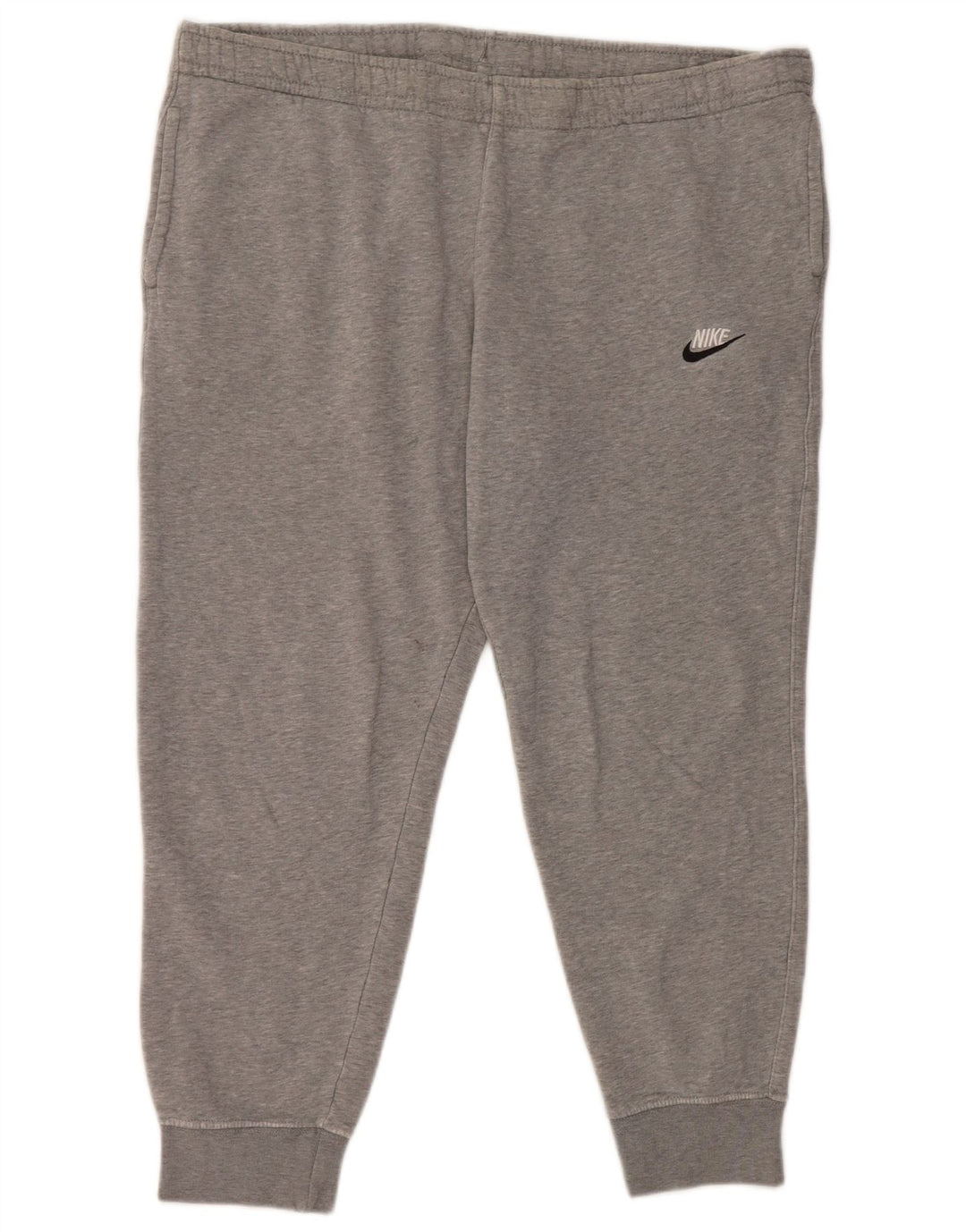 Nike Mens Tracksuit Trousers Joggers Large Grey Flecked Cotton