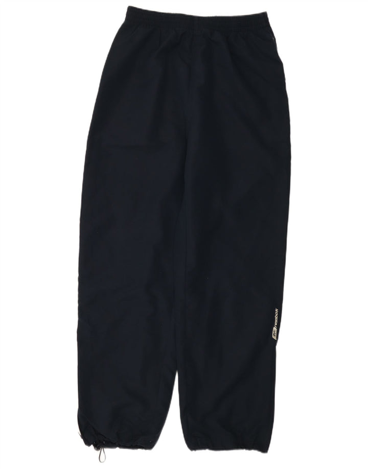 Reebok Mens Tracksuit Trousers Joggers Medium Navy Blue Polyester