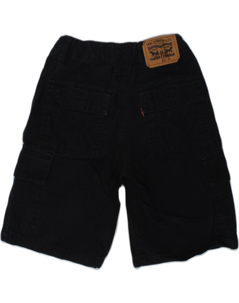 LEVI'S Boys Cargo Shorts 7-8 Years W24  Black Cotton | Vintage Levi's | Thrift | Second-Hand Levi's | Used Clothing | Messina Hembry 