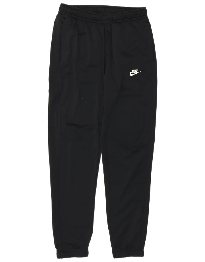 NIKE Mens Tracksuit Trousers Joggers Medium Black Polyester