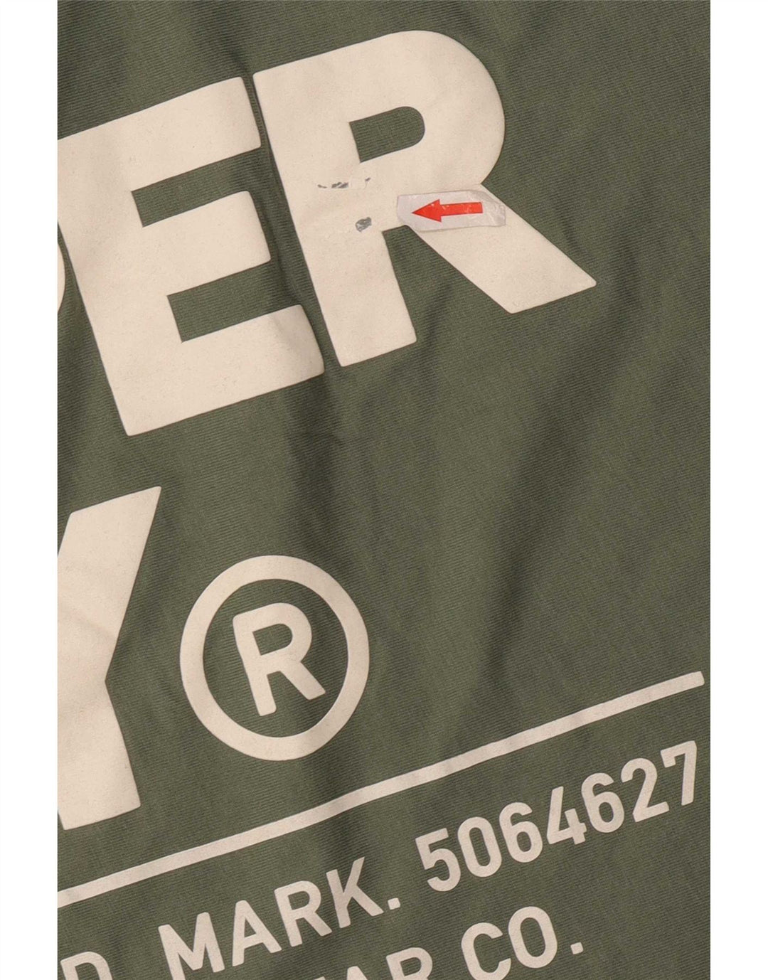 Superdry Mens Graphic T-Shirt Top Large Green Cotton