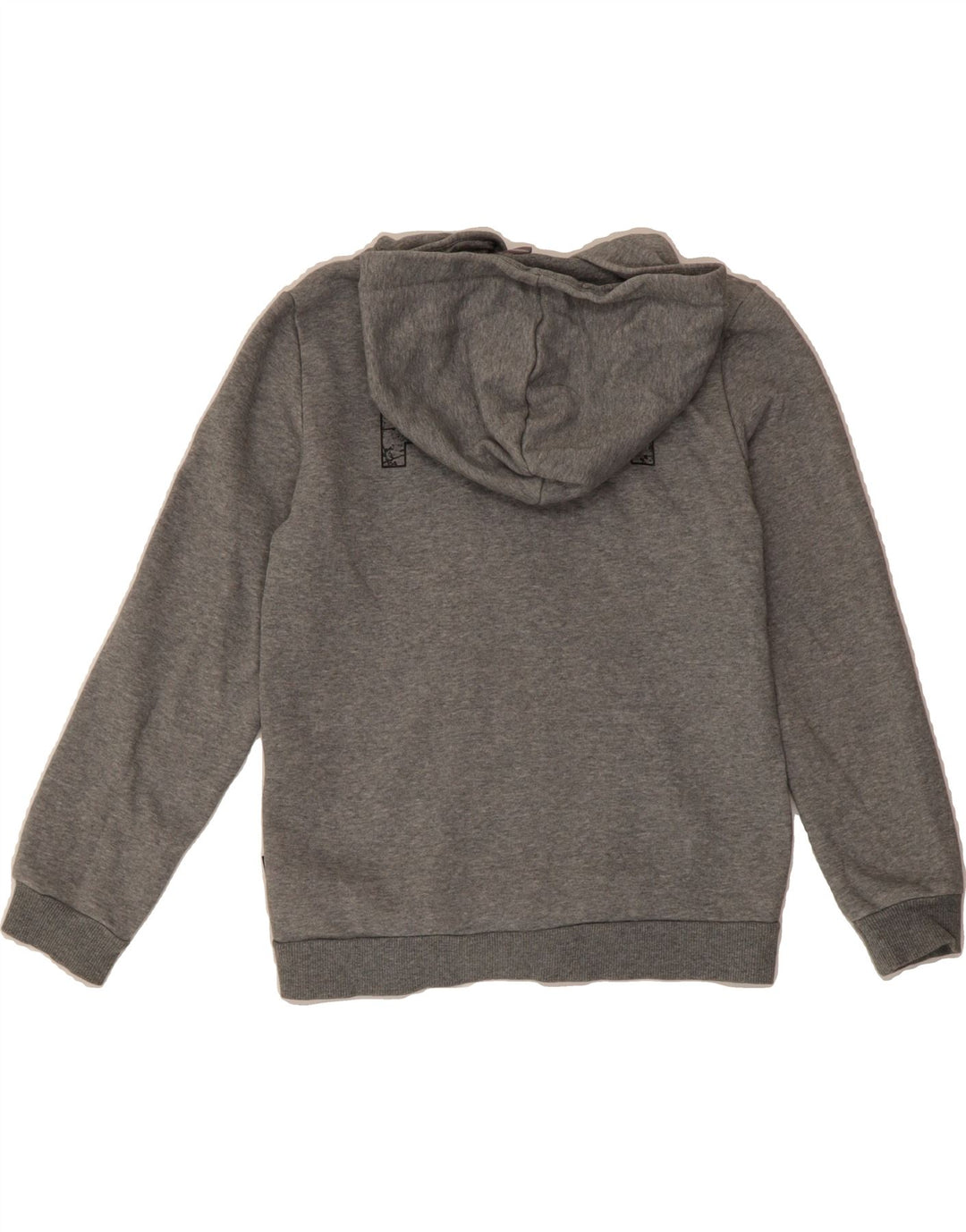 PUMA Boys Zip Hoodie Sweater 11-12 Years Large Grey Cotton Vintage Puma and Second-Hand Puma from Messina Hembry 