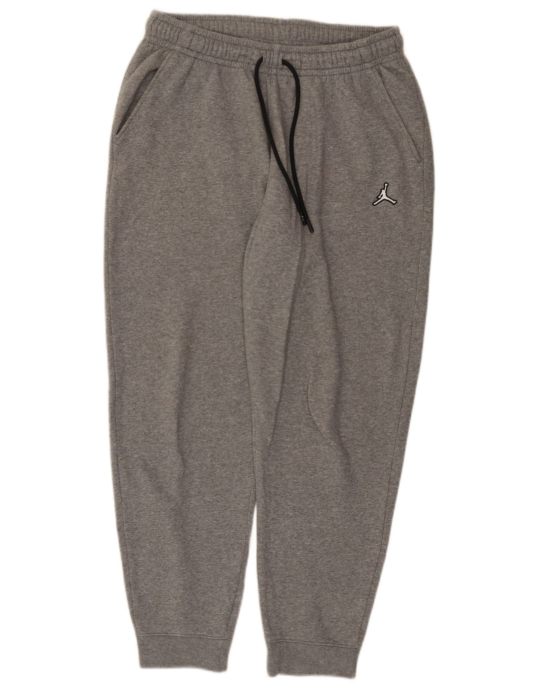 Jordan Mens Tracksuit Trousers Joggers Medium Grey Flecked Cotton