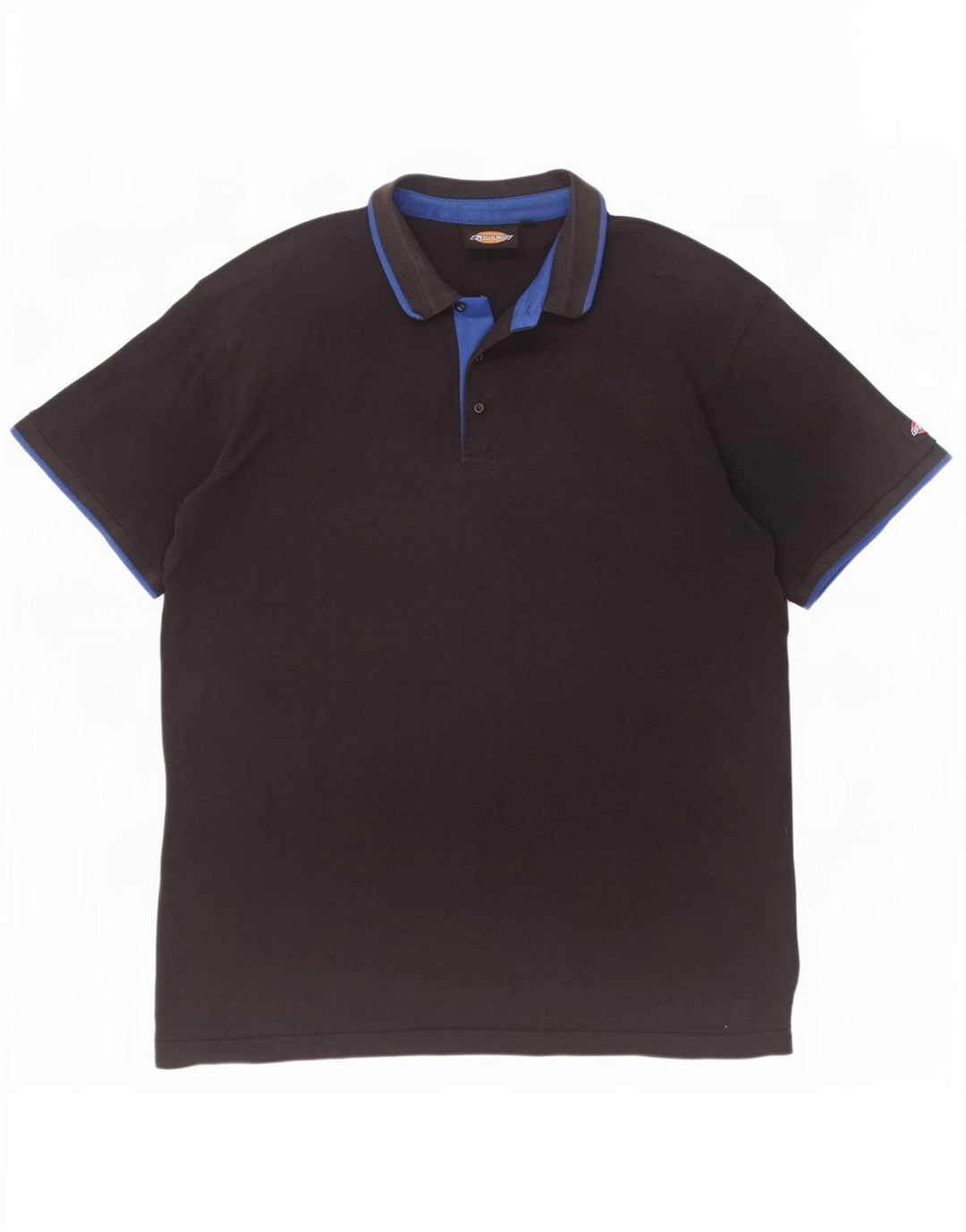 Dickies Mens Polo Shirt 2XL Black Cotton