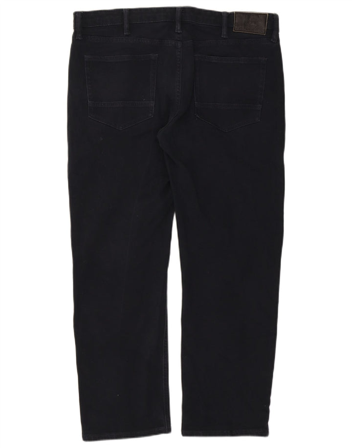 Marks & Spencer Mens Straight Jeans W36 L29 Navy Blue Cotton