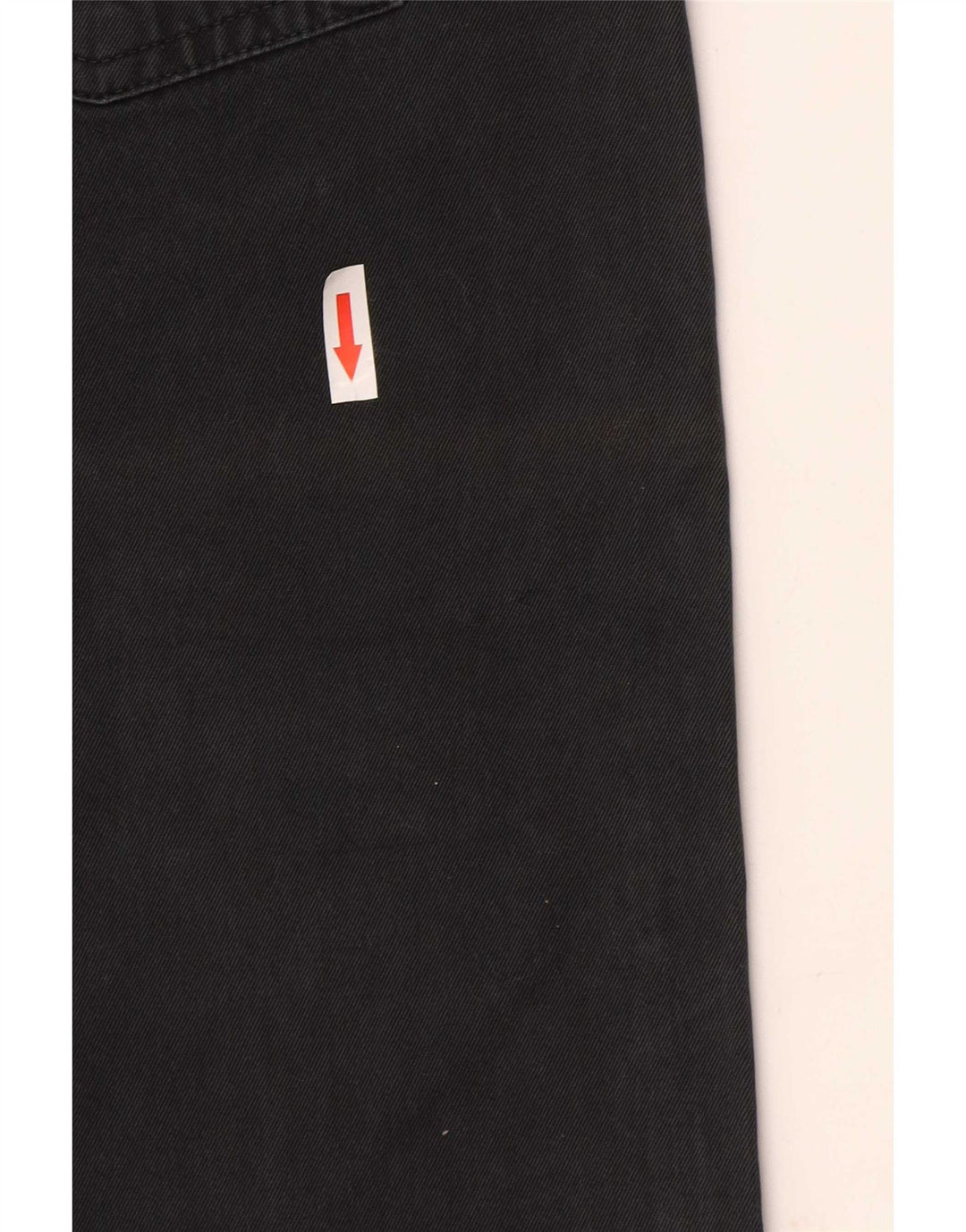 Uniform Mens Straight Jeans W36 L30 Black Cotton