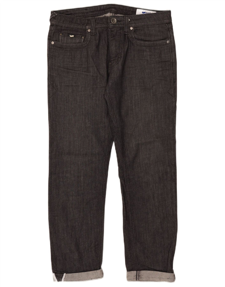 Gas Womens Straight Jeans W31 L26 Black Cotton